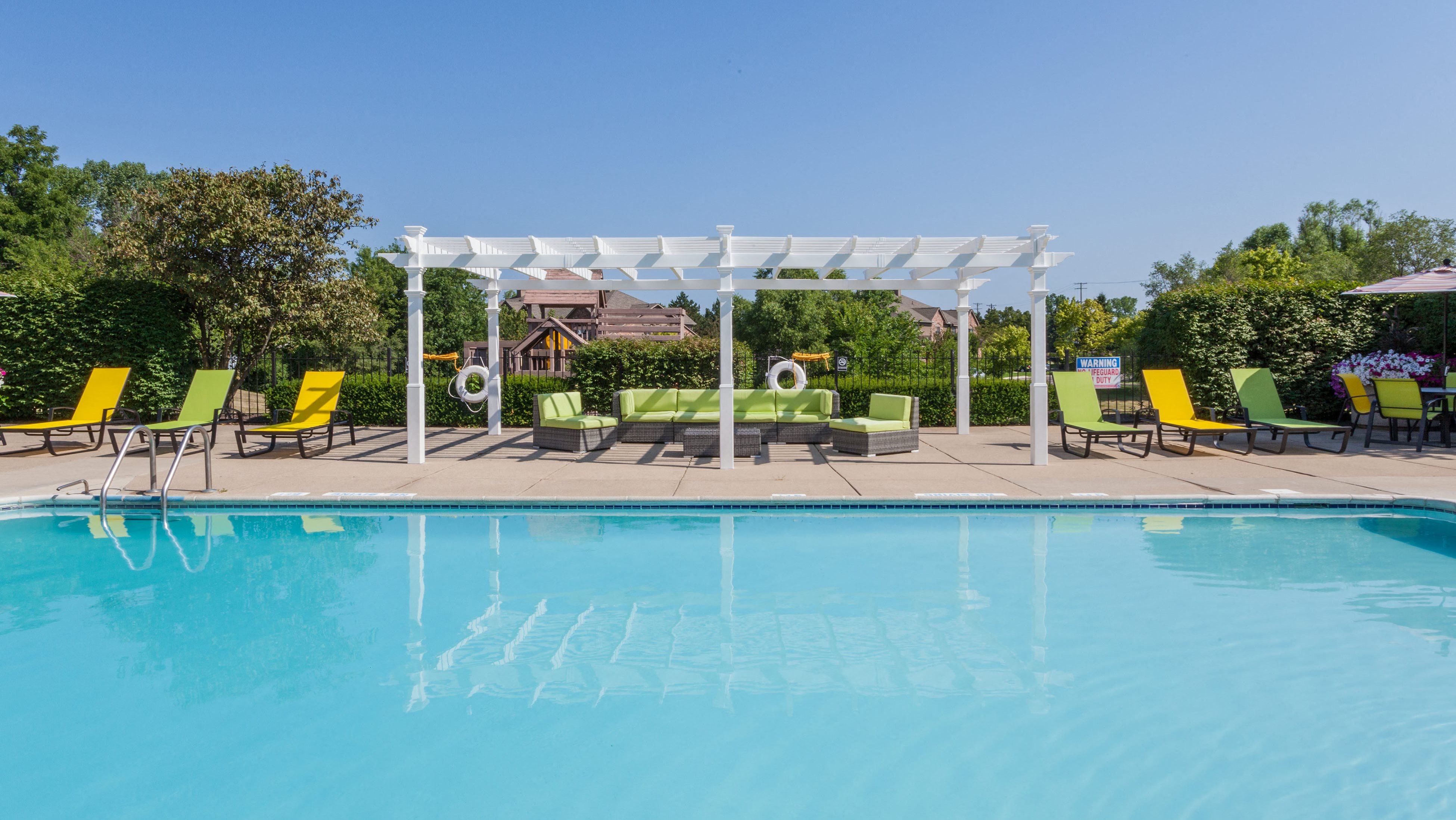 Tranquil Resort Style Pool at Pilgrim Village - Canton, MI, Canton, 48187